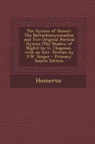 Cover of The Hymns of Homer