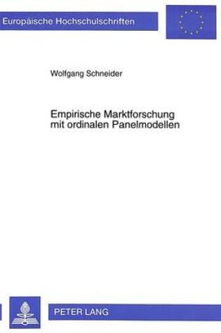 Cover of Empirische Marktforschung Mit Ordinalen Panelmodellen