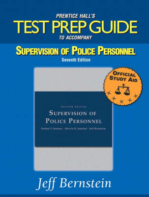 Book cover for Test Prep Guide for Supervision of Police Personnel