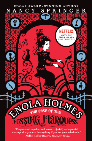 Book cover for Enola Holmes: The Case of the Missing Marquess