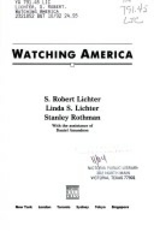 Cover of Watching America