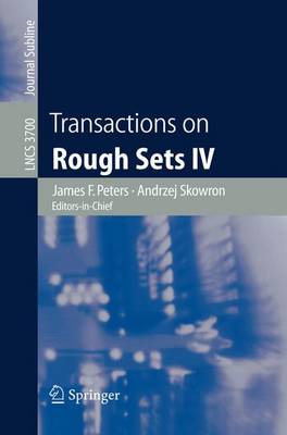 Book cover for Transactions on Rough Sets IV