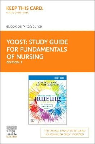 Cover of Study Guide for Fundamentals of Nursing - Elsevier eBook on Vitalsource (Retail Access Card)
