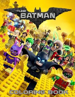 Book cover for The Lego Batman Coloring Book