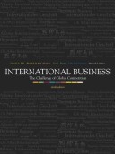 Book cover for International Business: the Challenge of Global Competition