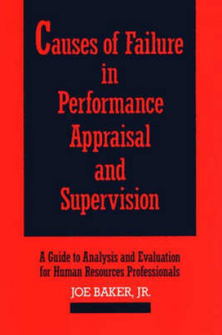 Cover of Causes of Failure in Performance Appraisal and Supervision