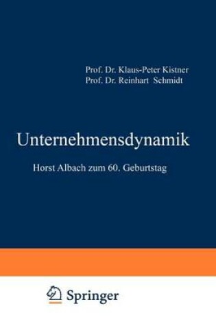 Cover of Unternehmensdynamik