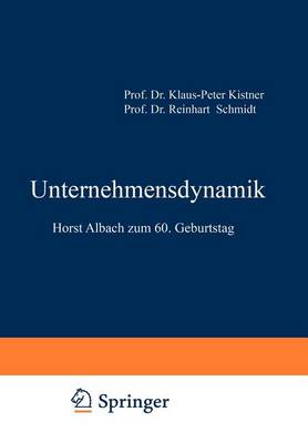 Book cover for Unternehmensdynamik