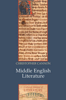 Book cover for Middle English Literature