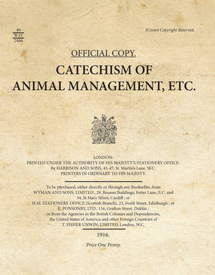 Cover of Catechism of Animal Management, Etc.