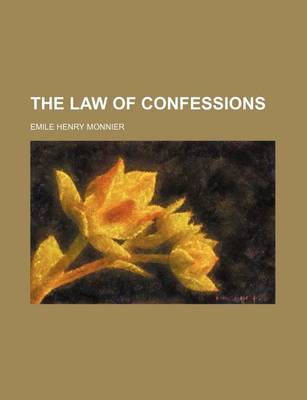 Book cover for The Law of Confessions