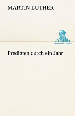 Book cover for Predigten Durch Ein Jahr