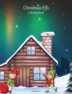 Book cover for Christmas Elfs Coloring Book 1