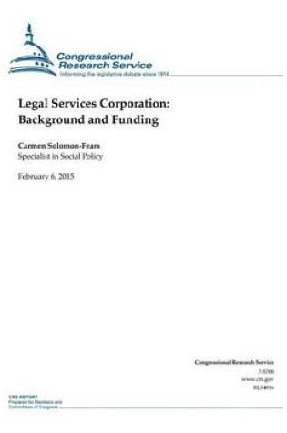 Cover of Legal Services Corporation