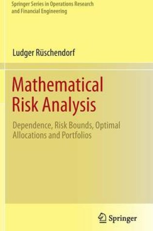 Cover of Mathematical Risk Analysis