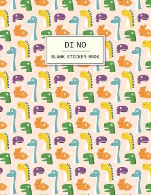 Book cover for Dino Blank Sticker Book