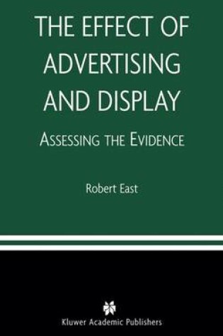 Cover of The Effect of Advertising and Display
