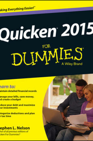 Cover of Quicken 2015 For Dummies