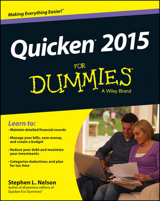 Book cover for Quicken 2015 For Dummies