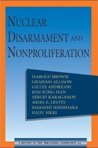 Cover of Nuclear Disarmament and Nonproliferation