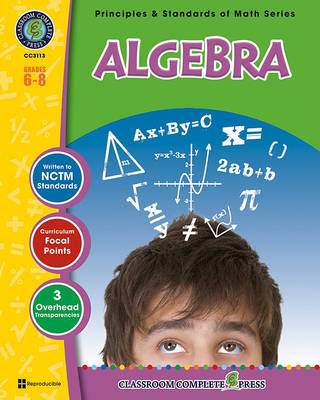 Book cover for Algebra, Grades 6-8
