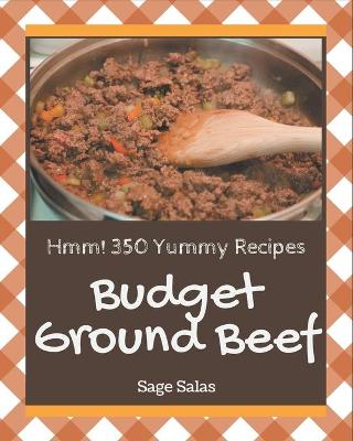Book cover for Hmm! 350 Yummy Budget Ground Beef Recipes