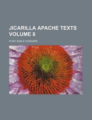 Book cover for Jicarilla Apache Texts Volume 8