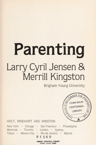 Cover of Parenting