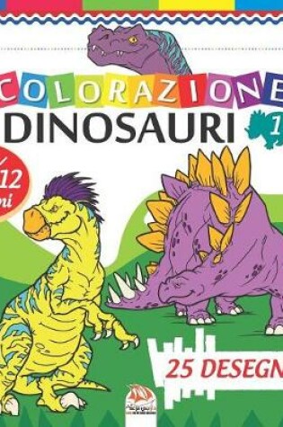 Cover of colorazione dinosauri 1