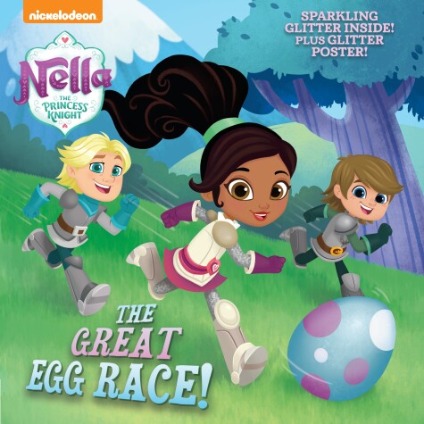 Book cover for The Great Egg Race! (Nella the Princess Knight)