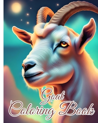 Book cover for Goat Coloring Book