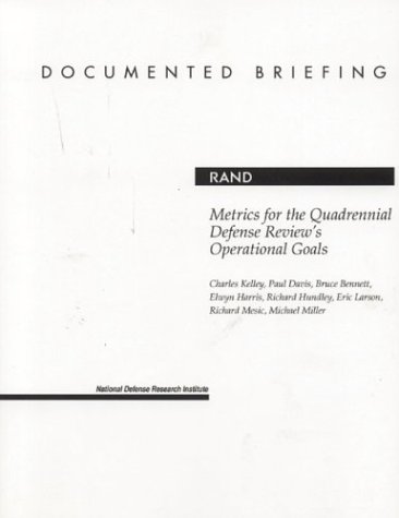 Book cover for Metrics for the Quadrennial Defense Review's Operational Goals