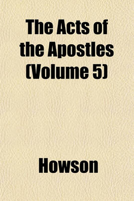 Book cover for The Acts of the Apostles (Volume 5)