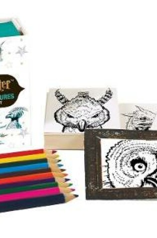 Cover of Harry Potter Magical Creatures Coloring Kit