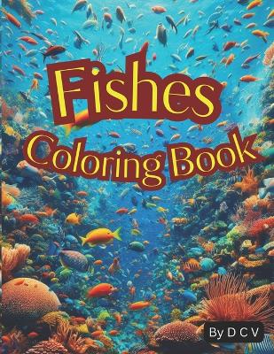 Book cover for Fishes Coloring Book