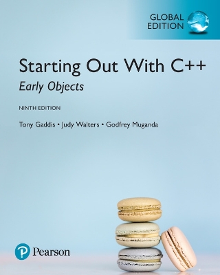 Book cover for Starting Out with C++: Early Objects, Global Edition -- MyLab Programming with Pearson eText