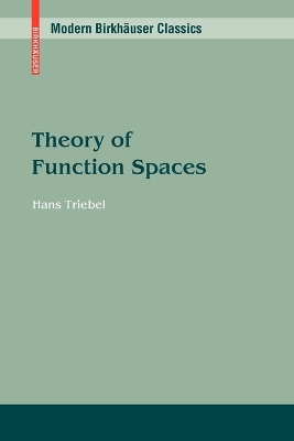 Cover of Theory of Function Spaces