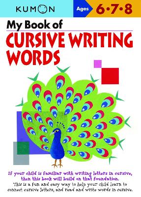 Book cover for My Book of Cursive Writing: Words