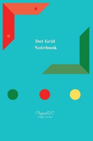 Cover of Dot Grid Notebook -Light Blue Cover -124 pages-6x9-Inches