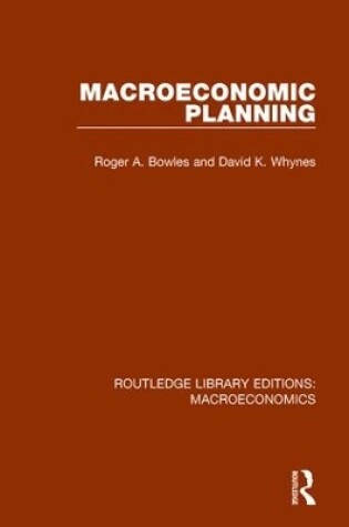 Cover of Macroeconomic Planning