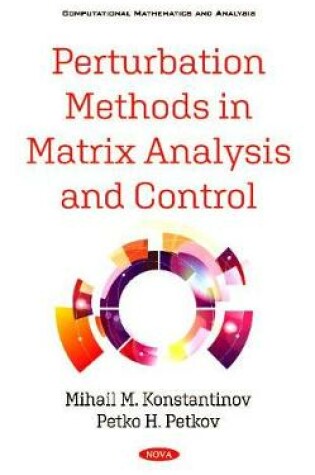 Cover of Perturbation Methods in Matrix Analysis and Control