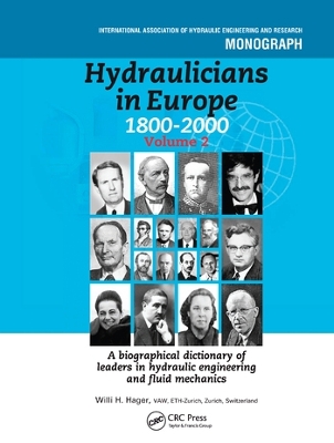 Cover of Hydraulicians in Europe 1800-2000