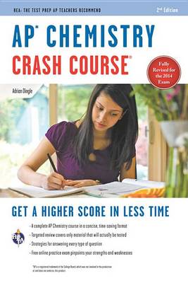 Book cover for AP Chemistry Crash Course Book + Online