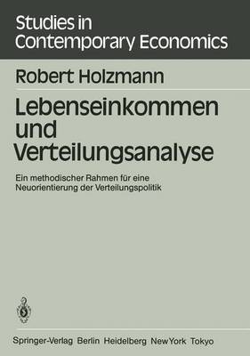 Book cover for Lebenseinkommen und Verteilungsanalyse