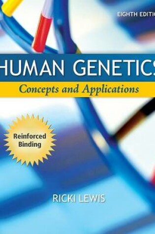 Cover of Human Genetics (Nasta Hardcover Reinforced High School Binding) by Ricki Lewis