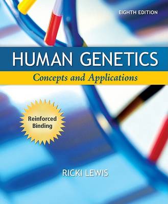 Cover of Human Genetics (Nasta Hardcover Reinforced High School Binding) by Ricki Lewis