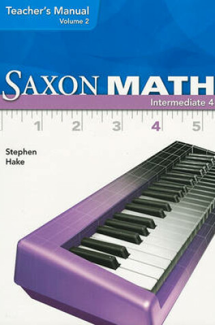 Cover of Saxon Math Intermediate 4, Volume 2