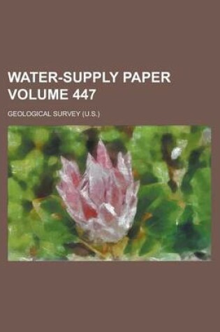Cover of Water-Supply Paper Volume 447
