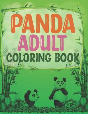 Book cover for Panda Adult Coloring Book