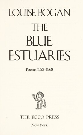 Book cover for The Blue Estuaries